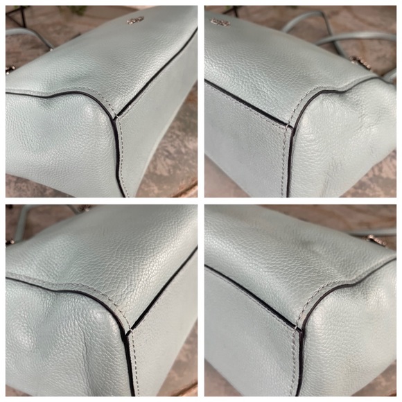 Coach Turnlock Chain Tote 27 57107 Chambray Blue - Picture 13 of 14